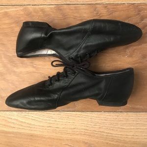 Bloch split sole adult jazz dance shoes leather